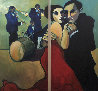 Ragtime Rosie and Roy 2004 72x75 Original Painting by Sarena Rosenfeld - 0 Ragtime Rosie and Roy 2004 72x75 Original Painting by Sarena Rosenfeld - 0