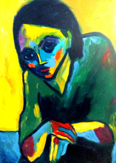 Just My Imagination 1998 40x30 Original Painting - Sarena Rosenfeld Just My Imagination 1998 40x30 Original Painting - Sarena Rosenfeld
