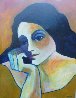 Very Thought of You 2002 60x48 Huge Original Painting by Sarena Rosenfeld - 1