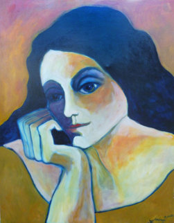 Very Thought of You 2002 60x48 Super Huge Original Painting - Sarena Rosenfeld Very Thought of You 2002 60x48 Super Huge Original Painting - Sarena Rosenfeld