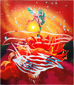Bird of Paradise Approaches the Hot Water Planet, From Welcome to the Water Planet PP 1989 Limited Edition Print - James Rosenquist Bird of Paradise Approaches the Hot Water Planet, From Welcome to the Water Planet PP 1989 Limited Edition Print - James Rosenquist