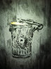 Gold Trash Can 1977 Limited Edition Print by James Rosenquist - 0