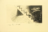 Toy on Stairs 1976 Limited Edition Print by James Rosenquist - 1 Toy on Stairs 1976 Limited Edition Print by James Rosenquist - 1
