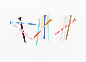 Spikes 1974 Limited Edition Print - James Rosenquist Spikes 1974 Limited Edition Print - James Rosenquist