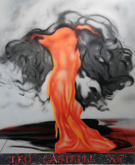 Flame Still Dances on Leo's Book 1997 Limited Edition Print - James Rosenquist