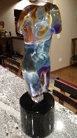 Athena Unique Glass Sculpture (Rare) 2007 22 in Sculpture by Dino Rosin - 2 Athena Unique Glass Sculpture (Rare) 2007 22 in Sculpture by Dino Rosin - 2