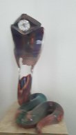 Cobra   Glass Sculpture  2000 21 in Sculpture by Dino Rosin - 3