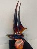 Sailboat Glass Sculpture 32 in Sculpture by Dino Rosin - 3