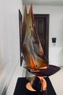Sailboat Glass Sculpture 32 in Sculpture by Dino Rosin - 2 Sailboat Glass Sculpture 32 in Sculpture by Dino Rosin - 2