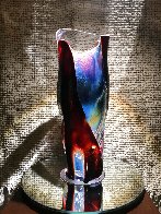 Vaso E Calcedonia  - Unique Glass Sculpture 19 in  Sculpture by Dino Rosin - 2