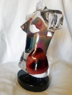 Aphrodite Unique Glass Sculpture 1998 12 in Sculpture - Dino Rosin