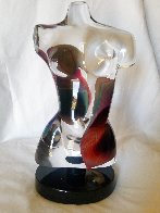 Aphrodite Unique Glass Sculpture 1998 12 in Sculpture by Dino Rosin - 2