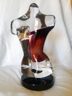 Aphrodite Unique Glass Sculpture 1998 12 in Sculpture by Dino Rosin - 3