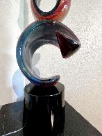 Ribbon Unique Glass Sculpture 38 in Huge Madonna Sculpture by Dino Rosin - 4 Ribbon Unique Glass Sculpture 38 in Huge Madonna Sculpture by Dino Rosin - 4