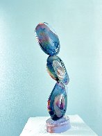 Triple Rocks Glass Sculpture 1980 36 in Sculpture by Dino Rosin - 2 Triple Rocks Glass Sculpture 1980 36 in Sculpture by Dino Rosin - 2