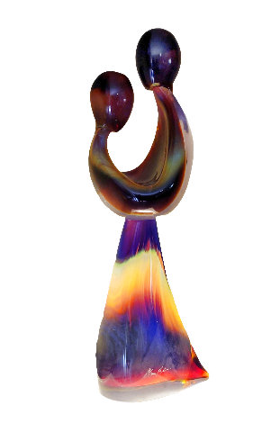 Maternity Unique Murano Glass Sculpture 28 in Sculpture - Dino Rosin