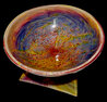 Rainbow Bowl - Unique Glass Sculpture 2008 16 in Sculpture by Dino Rosin - 0 Rainbow Bowl - Unique Glass Sculpture 2008 16 in Sculpture by Dino Rosin - 0