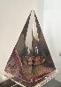 Lotus Pyramid Murano Glass Sculpture 16 in Sculpture by Dino Rosin - 9