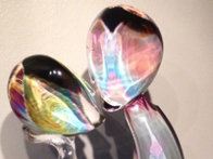 Kiss Glass Unique Sculpture 24 in Huge Sculpture by Dino Rosin - 1 Kiss Glass Unique Sculpture 24 in Huge Sculpture by Dino Rosin - 1