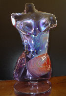 l'Aphrodite in Calcedonia Glass Unique Sculpture 1994 13 in Sculpture by Dino Rosin - 0