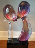 Kiss Glass Unique Sculpture 25 in Sculpture by Dino Rosin - 0 Kiss Glass Unique Sculpture 25 in Sculpture by Dino Rosin - 0