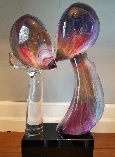 Kiss Glass Unique Sculpture 25 in Sculpture - Dino Rosin Kiss Glass Unique Sculpture 25 in Sculpture - Dino Rosin