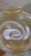 Vetro Artistico Murano Glass Vase/Bowl Sculpture 2008 24 in 24k gold Sculpture by Dino Rosin - 4 Vetro Artistico Murano Glass Vase/Bowl Sculpture 2008 24 in 24k gold Sculpture by Dino Rosin - 4