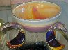 Ikebana Glass Unique Bowl 1990 15 in Sculpture by Dino Rosin - 0 Ikebana Glass Unique Bowl 1990 15 in Sculpture by Dino Rosin - 0