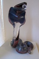 Cobra Glass Sculpture Unique 18 in Sculpture by Dino Rosin - 1 Cobra Glass Sculpture Unique 18 in Sculpture by Dino Rosin - 1