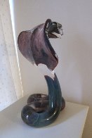 Cobra Glass Sculpture Unique 18 in Sculpture by Dino Rosin - 4 Cobra Glass Sculpture Unique 18 in Sculpture by Dino Rosin - 4