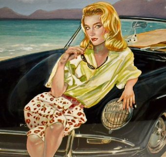 Sandy Beaches 1990 Limited Edition Print - Colleen Ross Sandy Beaches 1990 Limited Edition Print - Colleen Ross