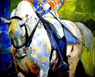 White Magic 2017 54x68 Super Huge Original Painting - Colleen Ross White Magic 2017 54x68 Super Huge Original Painting - Colleen Ross