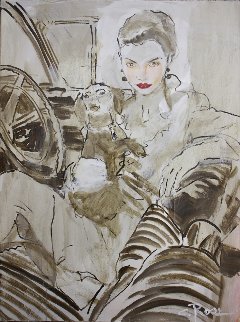Come Take a Ride 2002 40x30 Super Huge Original Painting - Colleen Ross Come Take a Ride 2002 40x30 Super Huge Original Painting - Colleen Ross