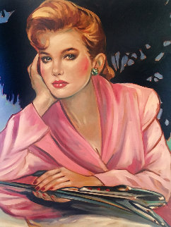 Think of Me 1989 40x28 Super Huge Original Painting - Colleen Ross Think of Me 1989 40x28 Super Huge Original Painting - Colleen Ross