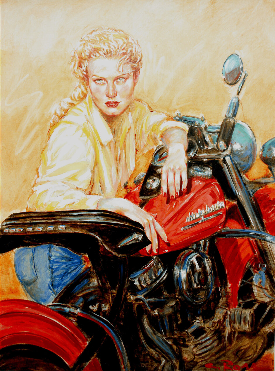 Blue Angel 1999 Limited Edition Serigraph by Colleen Ross - For Sale on ...