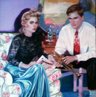 Do you Remember 1991 48x48 Original Painting - Colleen Ross Do you Remember 1991 48x48 Original Painting - Colleen Ross