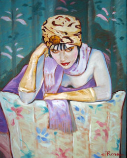 Deja Vu1986 41x31 Huge Original Painting - Colleen Ross Deja Vu1986 41x31 Huge Original Painting - Colleen Ross