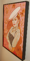 Untitled (Woman With Hat) 37x25 Original Painting by Colleen Ross - 2 Untitled (Woman With Hat) 37x25 Original Painting by Colleen Ross - 2