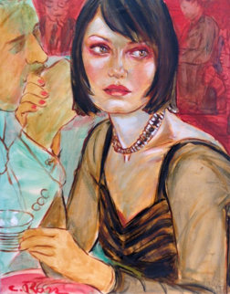 Redlight Room 2005 20x16 Original Painting - Colleen Ross Redlight Room 2005 20x16 Original Painting - Colleen Ross