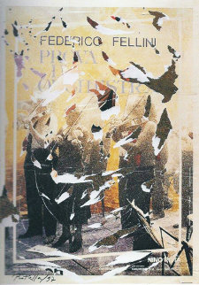 Prova D'orchestra 1997 38x27  - Mimmo Rotella