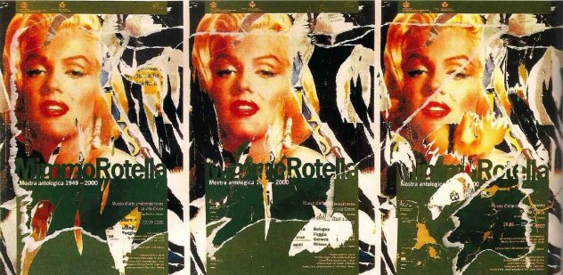 Homage to Marilyn AP Limited Edition Print by Mimmo Rotella