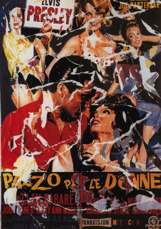 Girl Happy AP Limited Edition Print - Mimmo Rotella Girl Happy AP Limited Edition Print - Mimmo Rotella
