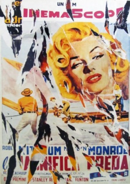 River of No Return TP - Unique Works on Paper (not prints) by Mimmo Rotella