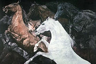 While They Were Running 1981 Limited Edition Print by G.H Rothe - 0 While They Were Running 1981 Limited Edition Print by G.H Rothe - 0