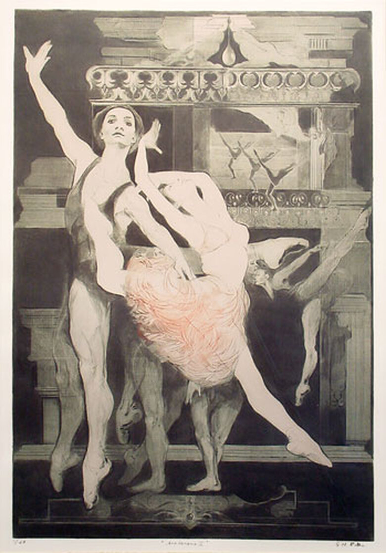 Arabesque II 1973 Limited Edition Print by G.H Rothe Arabesque II 1973 Limited Edition Print by G.H Rothe