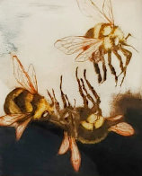 Three Bees 1987 Limited Edition Print by G.H Rothe - 0 Three Bees 1987 Limited Edition Print by G.H Rothe - 0