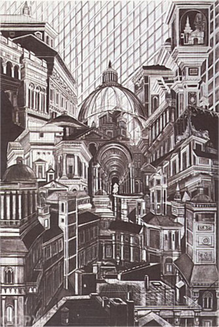 Downtown 1974 Limited Edition Print by G.H Rothe Downtown 1974 Limited Edition Print by G.H Rothe