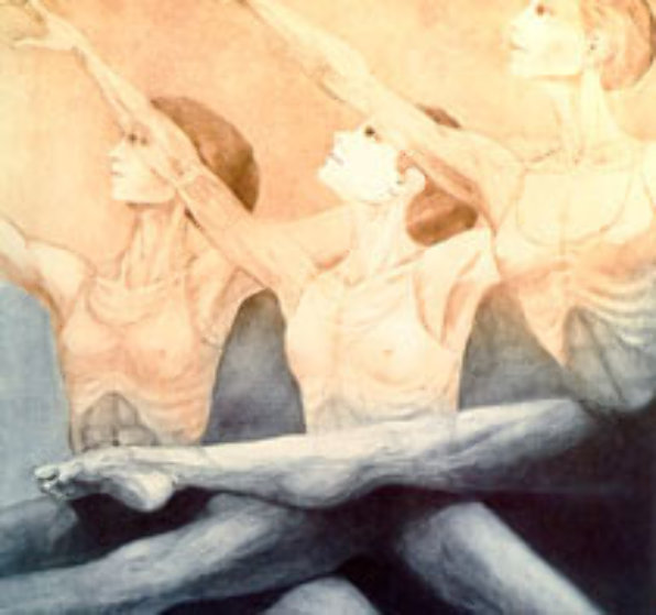 Suzanne (from Large Dance suite) 1976 Limited Edition Print by G.H Rothe Suzanne (from Large Dance suite) 1976 Limited Edition Print by G.H Rothe
