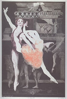 Arabesque II 1973 Limited Edition Print - G.H Rothe Arabesque II 1973 Limited Edition Print - G.H Rothe