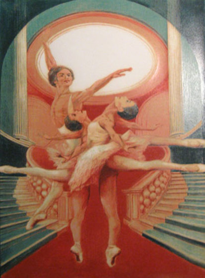 Kirov Impression Of Nureyev 1976 Limited Edition Print by G.H Rothe Kirov Impression Of Nureyev 1976 Limited Edition Print by G.H Rothe